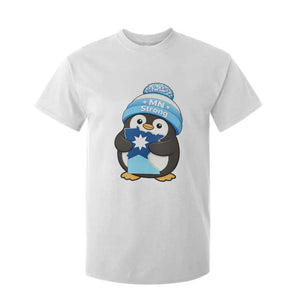 MN Strong Cute Penguin T Shirt For Kid Minnesota State Pride Gift TS12 White Print Your Wear