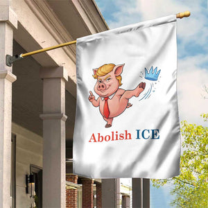 Protest Pig Kicking Icy Crown Garden Flag Political Humor Gift TS12 Print Your Wear