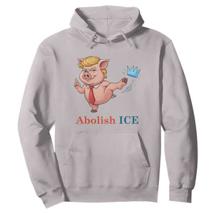 Protest Pig Kicking Icy Crown Hoodie Political Humor Gift TS12 Ice Gray Print Your Wear