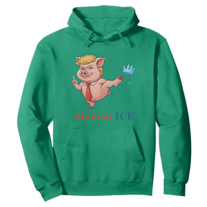 Protest Pig Kicking Icy Crown Hoodie Political Humor Gift TS12 Irish Green Print Your Wear