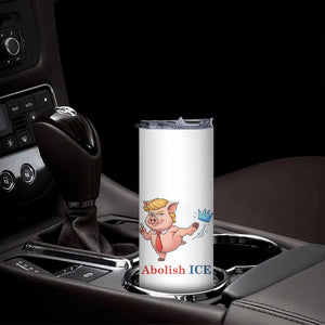 Protest Pig Kicking Icy Crown Skinny Tumbler Political Humor Gift TS12 Print Your Wear