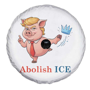 Protest Pig Kicking Icy Crown Spare Tire Cover Political Humor Gift TS12 Print Your Wear