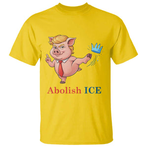 Protest Pig Kicking Icy Crown T Shirt Political Humor Gift TS12 Daisy Print Your Wear