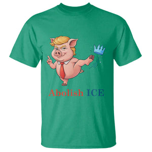 Protest Pig Kicking Icy Crown T Shirt Political Humor Gift TS12 Irish Green Print Your Wear