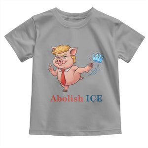 Protest Pig Kicking Icy Crown Toddler T Shirt Political Humor Gift TS12 Sport Gray Print Your Wear