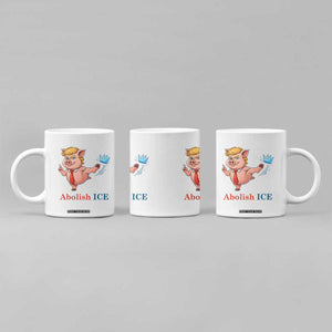 Protest Pig Kicking Icy Crown Coffee Mug Political Humor Gift TS12 Print Your Wear
