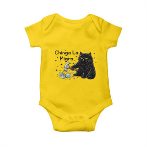 Chinga La Migra Baby Onesie Funny Cat Immigration Support TS12 Daisy Print Your Wear