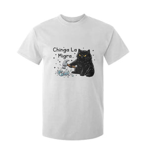 Chinga La Migra T Shirt For Kid Funny Cat Immigration Support TS12 White Print Your Wear