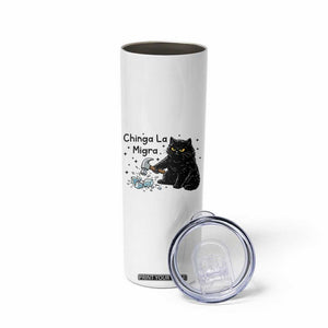 Chinga La Migra Skinny Tumbler Funny Cat Immigration Support TS12 Print Your Wear