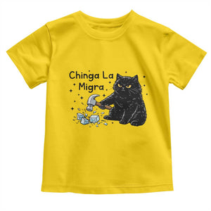Chinga La Migra Toddler T Shirt Funny Cat Immigration Support TS12 Daisy Print Your Wear