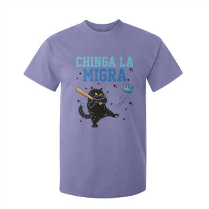 Chinga La Migra T Shirt For Kid Funny Protest Cat Minneapolis Support Gift TS12 Violet Print Your Wear