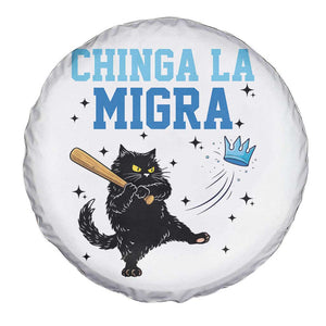 Chinga La Migra Spare Tire Cover Funny Protest Cat Minneapolis Support Gift TS12 Print Your Wear
