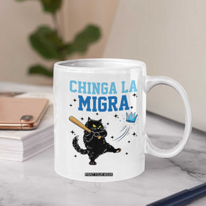 Chinga La Migra Coffee Mug Funny Protest Cat Minneapolis Support Gift TS12 Print Your Wear