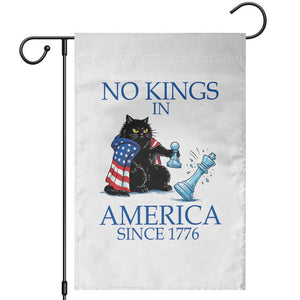 Funny Protest Chess Cat No Kings In America Garden Flag Political Humor Gift TS12 White Print Your Wear