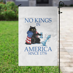 Funny Protest Chess Cat No Kings In America Garden Flag Political Humor Gift TS12 Print Your Wear