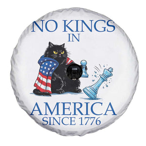 Funny Protest Chess Cat No Kings In America Spare Tire Cover Political Humor Gift TS12 Print Your Wear