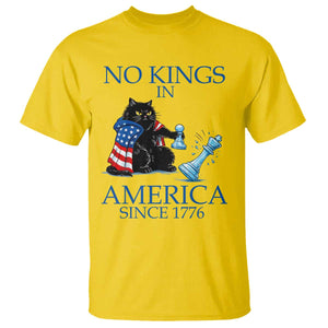 Funny Protest Chess Cat No Kings In America T Shirt Political Humor Gift TS12 Daisy Print Your Wear
