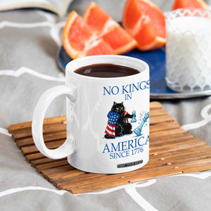 Funny Protest Chess Cat No Kings In America Coffee Mug Political Humor Gift TS12 Print Your Wear
