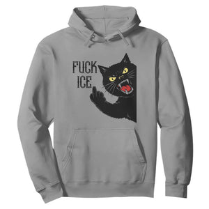 Funny Fck Ice Black Cat Hoodie Resist Minneapolis Political TS12 Sport Gray Print Your Wear