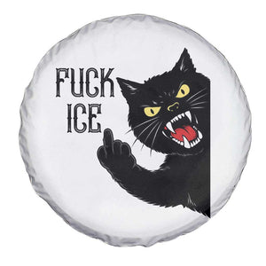 Funny Fck Ice Black Cat Spare Tire Cover Resist Minneapolis Political TS12 Print Your Wear