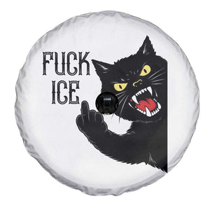 Funny Fck Ice Black Cat Spare Tire Cover Resist Minneapolis Political TS12 Print Your Wear