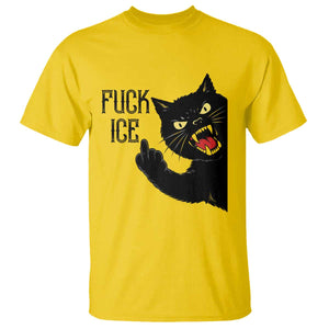 Funny Fck Ice Black Cat T Shirt Resist Minneapolis Political TS12 Daisy Print Your Wear