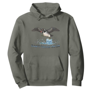 Can Not Tread On Us Minnesota Loon Hoodie Anti ICE MN Protest TS12 Military Green Print Your Wear