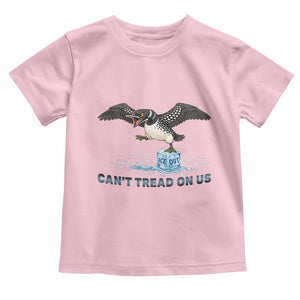 Can Not Tread On Us Minnesota Loon Toddler T Shirt Anti ICE MN Protest TS12 Light Pink Print Your Wear