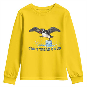 Can Not Tread On Us Minnesota Loon Youth Sweatshirt Anti ICE MN Protest TS12 Daisy Print Your Wear