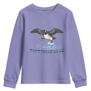 Can Not Tread On Us Minnesota Loon Youth Sweatshirt Anti ICE MN Protest TS12 Violet Print Your Wear