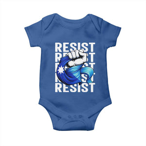 Minnesota Resist Ice Out Baby Onesie Support MN Anti Ice Movement TS12 Royal Blue Print Your Wear