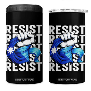 Minnesota Resist Ice Out 4 in 1 Can Cooler Tumbler Support MN Anti Ice Movement TS12 One Size: 16 oz Black Print Your Wear