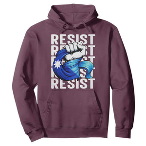 Minnesota Resist Ice Out Hoodie Support MN Anti Ice Movement TS12 Maroon Print Your Wear