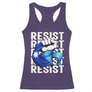 Minnesota Resist Ice Out Racerback Tank Top Support MN Anti Ice Movement TS12 Purple Print Your Wear