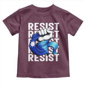 Minnesota Resist Ice Out Toddler T Shirt Support MN Anti Ice Movement TS12 Maroon Print Your Wear