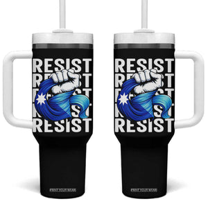 Minnesota Resist Ice Out Tumbler With Handle Support MN Anti Ice Movement TS12 One Size: 40 oz Black Print Your Wear