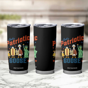Just A Patriotic Goose Tumbler Cup America 250th Anniversary TS12 Print Your Wear