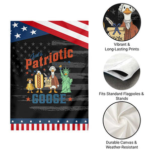 Just A Patriotic Goose Patriotic Garden Flag USA 250th Anniversary TS12 Print Your Wear