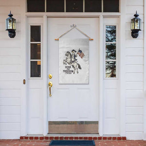Funny Patriotic Goose Cowboy Garden Flag Honk For Freedom TS12 Print Your Wear
