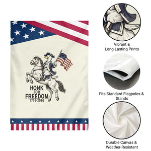 Funny Patriotic Goose Cowboy Garden Flag Honk For Freedom TS12 Print Your Wear