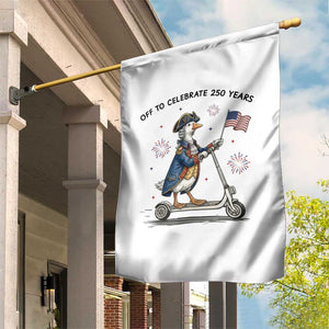 Funny Patriotic Goose Garden Flag Off To Celebrate 250 Years TS12 Print Your Wear
