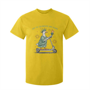 Funny Goose Statue Of Liberty T Shirt For Kid Off To Celebrate 250 Year TS12 Daisy Print Your Wear