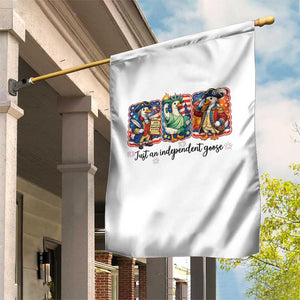 Just An Independent Goose Garden Flag Funny Patriotic Goose TS12 Print Your Wear