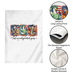 Just An Independent Goose Garden Flag Funny Patriotic Goose TS12 Print Your Wear