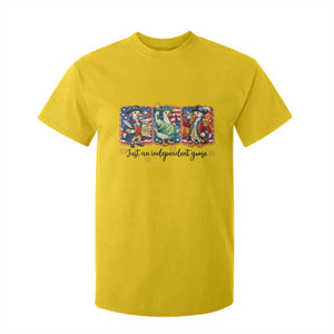 Just An Independent Goose T Shirt For Kid Funny Patriotic Goose TS12 Daisy Print Your Wear