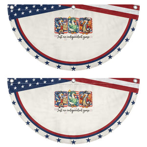 Just An Independent Goose Patriotic Fan Flag Funny Goose
