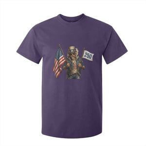 Patriotic Uncle Sam Celebrating 250 Years America T Shirt For Kid TS12 Purple Print Your Wear