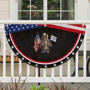 Vintage Uncle Sam Celebrating 250 Years America Patriotic Fan Flag