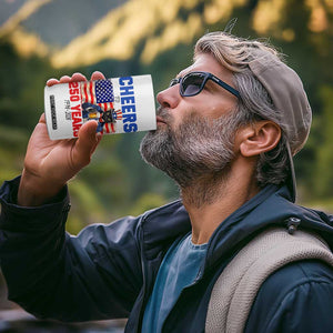 Vintage Cat Uncle Sam 4 in 1 Can Cooler Tumbler Cheers To 250 Years TS12 Print Your Wear
