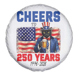 Vintage Cat Uncle Sam Spare Tire Cover Cheers To 250 Years TS12 Print Your Wear